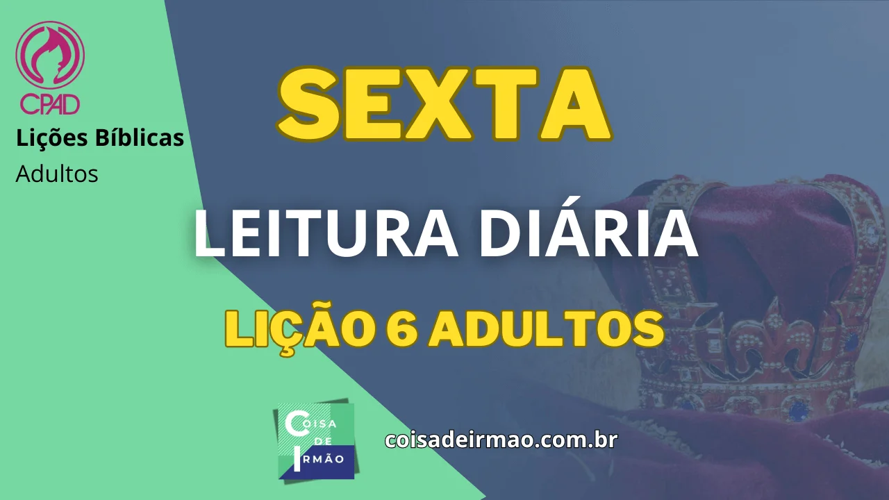 Leitura diária sexta adultos