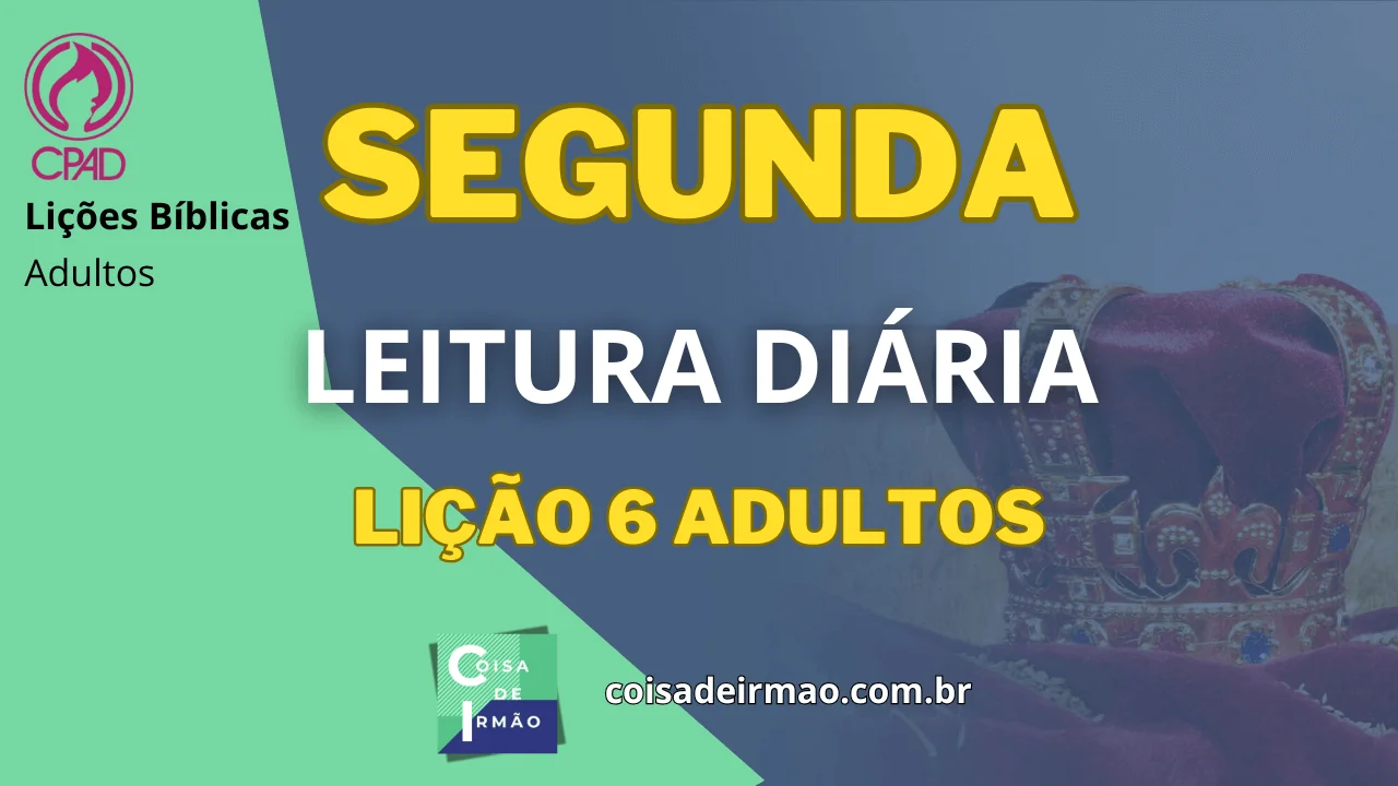 Leitura diária segunda adultos