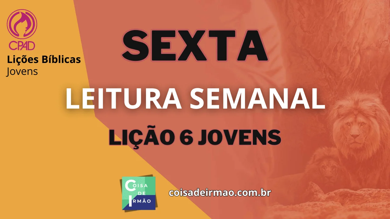 Leitura semanal sexta jovens
